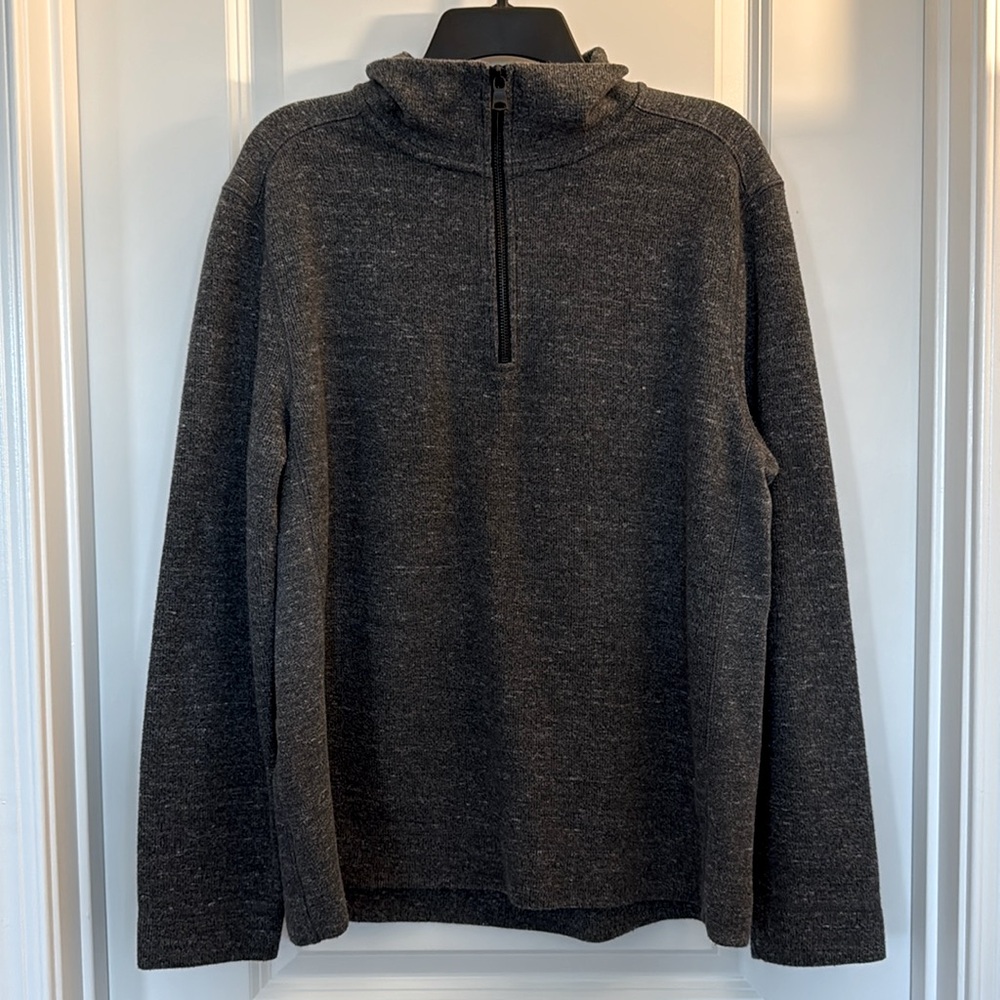 Men’s grey Banana Republic 3/4 zip sweater